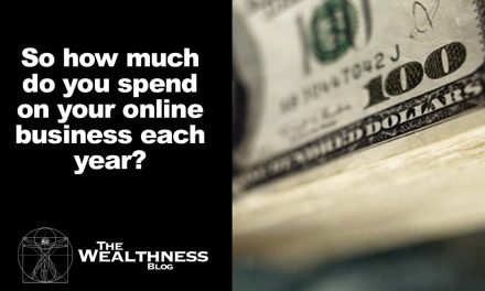 So how much do you spend on your online business each year?
