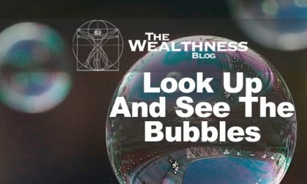 Look up and see bubbles